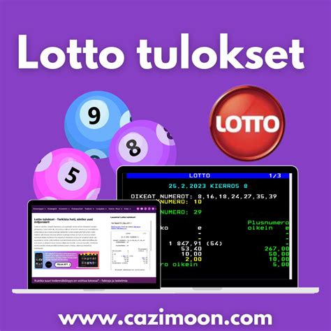 lotto ja veikkaus tulokset